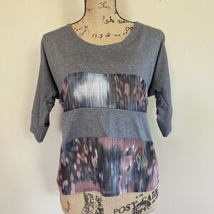 •Ten Sixty Sherman• print panel dolman top